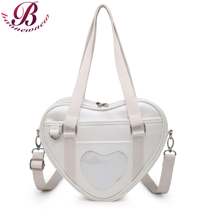 Heart Shapes Bags For Women 2021 New Funny Shoulder Bags Female Cute Brand Crossbody Purses Ladies Waterproof Design Satchels