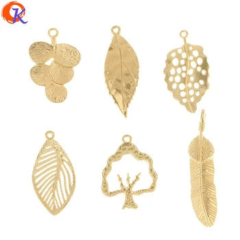 

Cordial Design 100Pcs Jewelry Accessories/Pendant/Leaf Shape/DIY Necklace Making/Connectors/Hand Made/Earring Findings/Charms