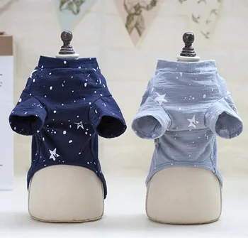 

Dogs Elegant Pet Super Dog Clothing Small Outfits Cute Costume French Bulldog Star Spring Summer Winter Blue Girl Collar Perro