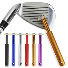 Golf Club Temperamatite Con 6 Teste Cleaner Perfetto Ri-Scanalatura Strumento di Pulizia Forte Cuneo Lega di Cuneo Per Affilare Cut nuovo(China)