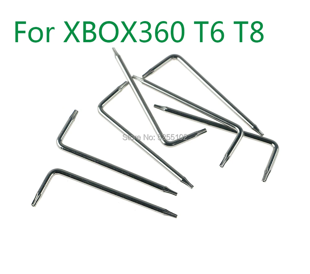 100 шт. для Xbox 360 One контроллер мод наборы ремонт T8 Security Torx отвертка Xbox360 T6 L ключей |