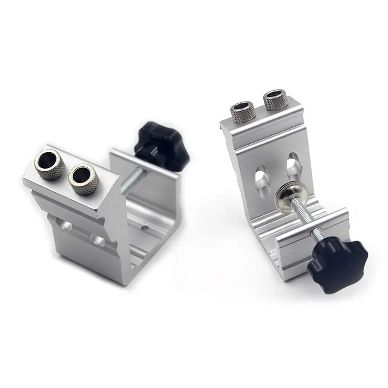 

Wood Dowel Hole Drilling Guide Jig Drill Bit Woodworking Positioner Locator Kit 72XD