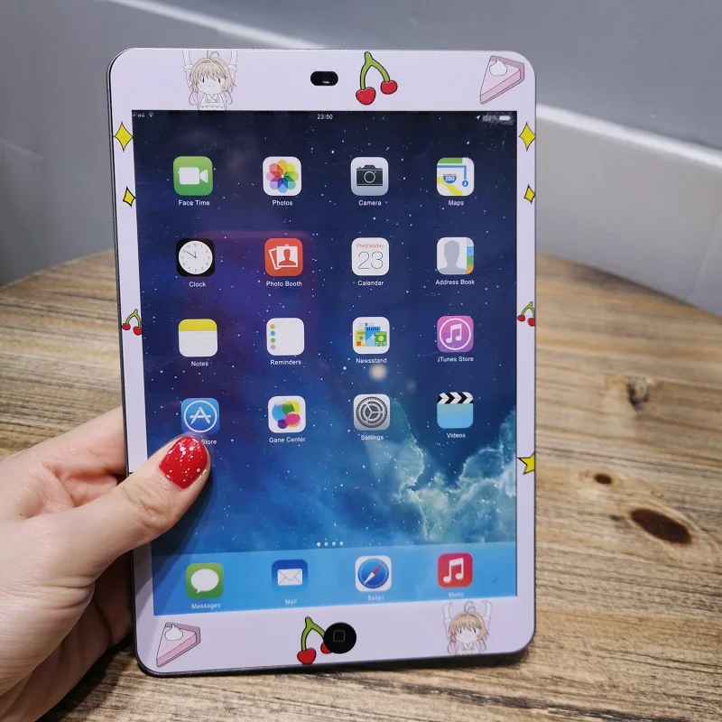 For IPad 5678 Для Apple, IPad,, 9,7, Ipad 234, мультяшная детская пленка из закаленного стекла, защита экрана планшета для Ipad 5, 6, Air, 1, 2, чехол+ ручка - Цвет: For IPad 5678