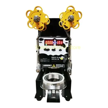 

Automatic Sealing Machine Food Sealer Bubble Milk Tea Shop Packing Sealer Commercial Electric Pressure Plastic Cup Lid