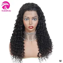 Парики из натуральных волос на кружевной основе с глубокими волнами, парики из натуральных волос на кружевной основе для женщин, 13*6/13*4, парики из бразильских волос Remy, плотность 150, TIANTAI