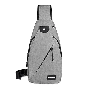 

Waterproof Oxford Men Fanny Chest Bag Waist Sling Pack Satchel Shoulder Crossbody Bag Multi-pocket Purse Male Messenger Bags