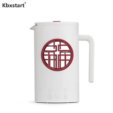 Kbxstart, мульти-функциональное электрическое чайник стекло толстое Стекло чайник из экоматериалов китайский Стиль домашний заварник офисный обогреватель 220V