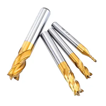

10pcs 2-10mm Straight Shank 4 Flute End Milling Cutter HSS CNC Drill Bit Cutting M19 20 dropship