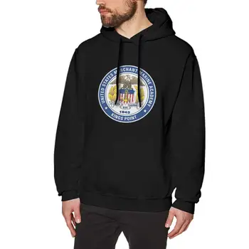 

United States Merchant Marine Academy - Kings Point Mens Hooded Sweatshirt Theme Printed Fashion Hoodie men women