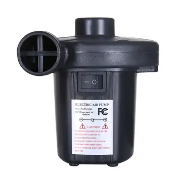 

US Plug Car Inflatable Electric Air Pump with Nozzles for Mattress Electropump