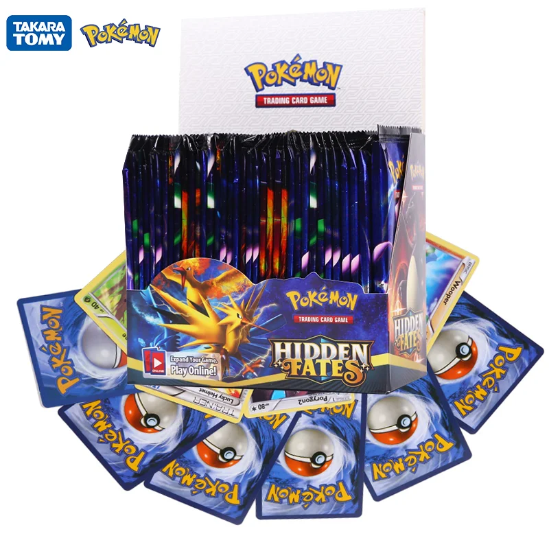324pcs Pokemon Cards English Booster Box Hidden Fates