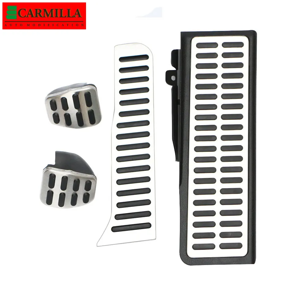 Carmilla Car Pedals Seat Altea Leon Toledo LHD 2005-2015 Auto Gas Brake Rest Pedal Protection Cover Car-Styling Parts car accessories car pedals pedal cover stainless steel pedal cover