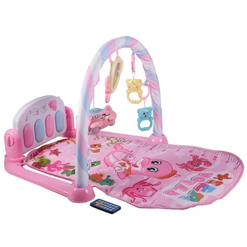 

Baby Activity Gym Children'S Play Mat 0-12 Months Developing Carpet Soft Rattles Musical Toys Activity Rug For Babies Gam