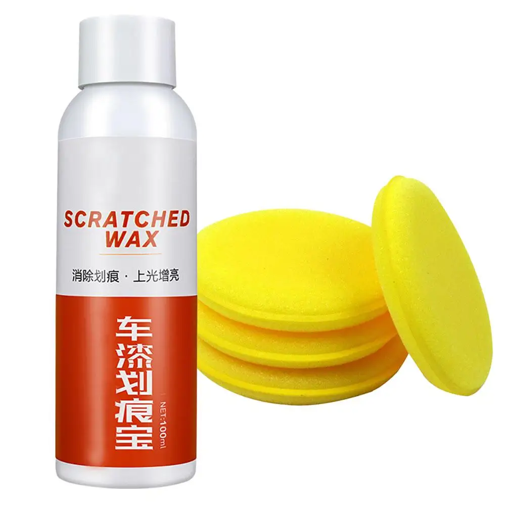 

100ml Automobile Car Care Polishing Wax Cream Paint Liquid Scratches Removal Care Auto Maintenance Tool