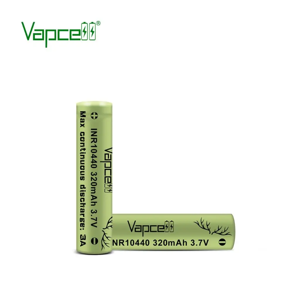 Оригинальный непрерывный перезаряжаемый аккумулятор Vapcell INR 10440 320 мач 3A max для
