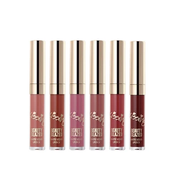 

6 Colors Makeup Long Lasting Moisturizing Lip Gloss Set Waterproof Charming Party Gift Pigment Matte Liquid Fashion Velvet