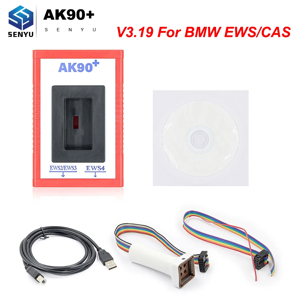 

For BWM AK90+ V3.19 For BWM Key Programmer Scanner Tool AK90 3.19 ECU Programmer For BMW EWS/CAS KEY-PROG ECU Programming Tool