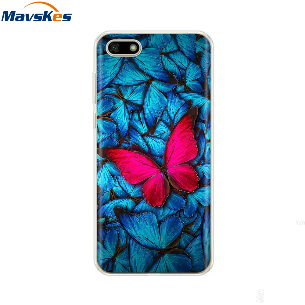 Huawei Honor 7A силиконовая Мягкая ТПУ задняя крышка для Funda huawei Honor7A чехол 5,4" Русская версия DUA-L22 защитный бампер для телефона