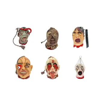 

Scary Bloody Head Haunted House Party Hanging Decoration Halloween Horror Props 72XC