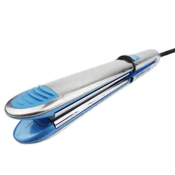 Нано титановый плоский утюжок керамический Перми выпрямитель утюжок для завивки волос светодиодный дисплей Электрический выпрямитель
