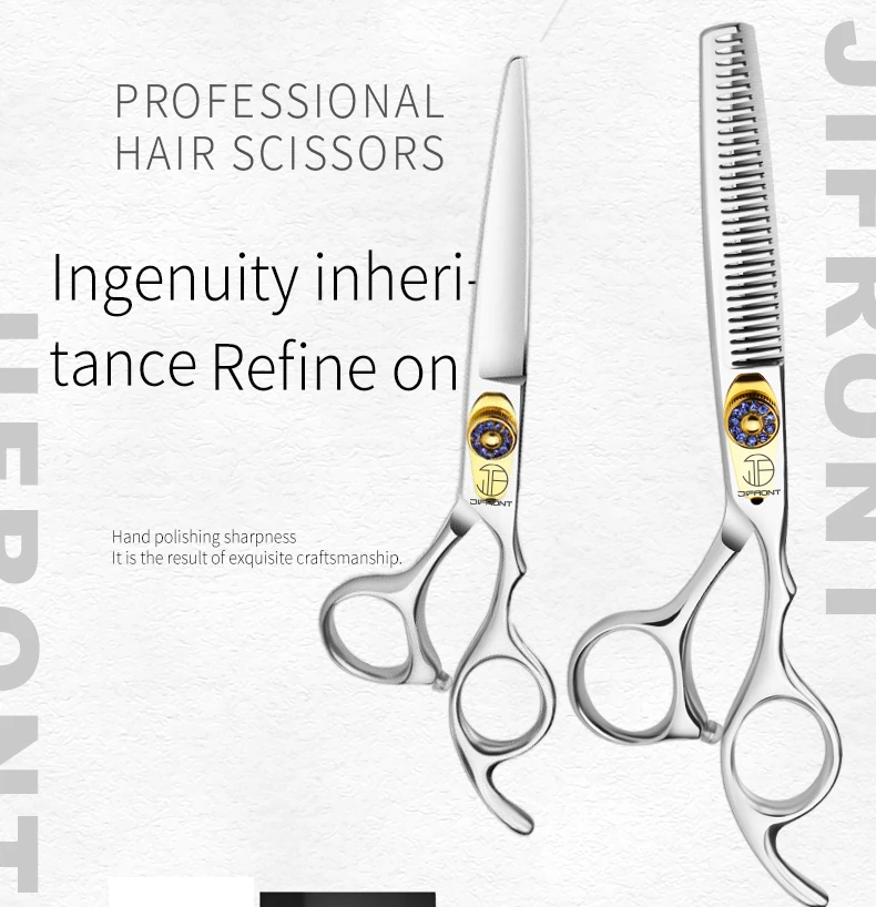 6 дюймов Профессиональные парикмахерские Парикмахерские ножницы JP 440C бриллиантовые парикмахерские режущие ножницы филировочные ножницы для волос