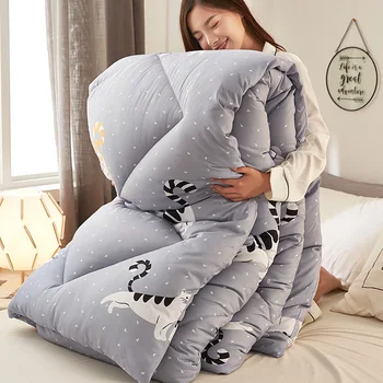 

Winter quilt winter quilt is thickened warm quilt core student dormitory quilt double space by winter gift wholesale