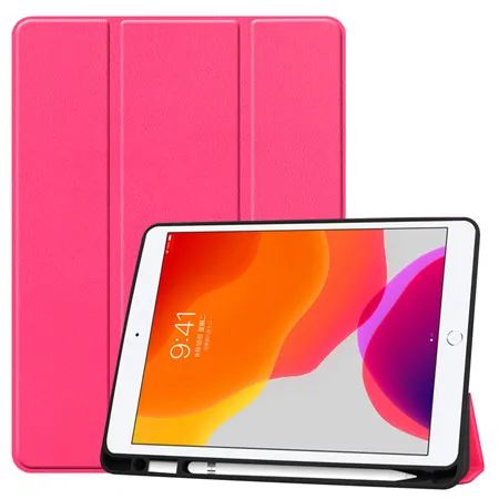 Чехол для Apple ipad 7 7th 10," A2200 A2198 A2197 Smart Funda чехол карандаш держатель для ipad 10,2 ультра тонкий стенд оболочка+ пленка - Цвет: A1