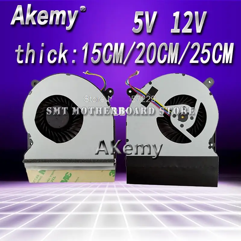 

Akemy COOLING REVOLUTION Brand New and Original CPU fan for Asus G750JW G750J cpu cooling fan cooler AB07512HX26DB00 00CWG750
