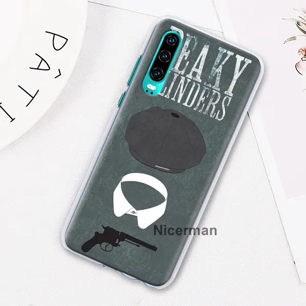 Peaky bliners логотип с крестом Чехлы для huawei P30 P20 Lite P30 Pro P10 P9 Lite P Smart Plus жесткий чехол - Цвет: H12