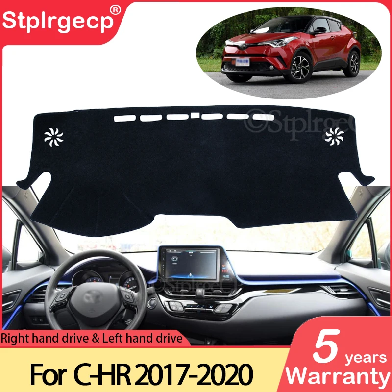 

for Toyota C-HR 2017 2018 2020 CHR C HR Anti-Slip Mat Dashboard Dash Cover Pad Sunshade Dashmat Protect Carpet Car Accessories