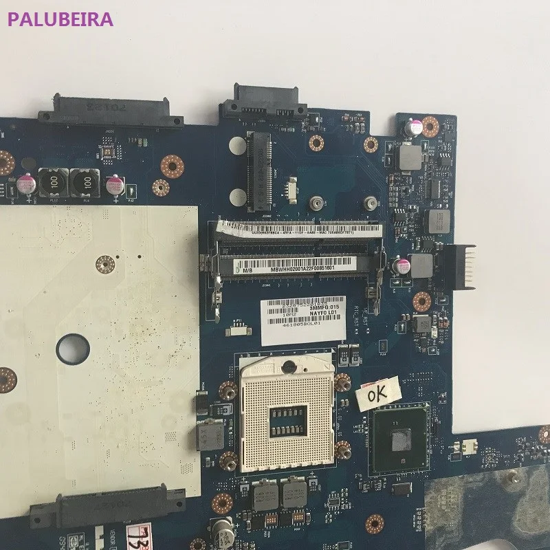 PALUBEIRA Высококачественная материнская плата для ноутбука Gateway NAYF0 LA-5881P MBWHH02001 MB. WHH02.001 полностью протестирована