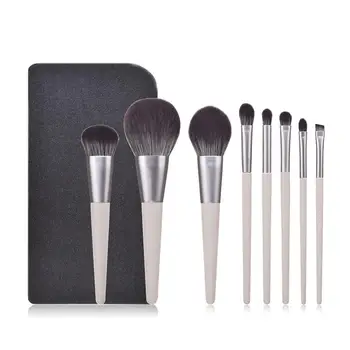 

8Pcs Makeup Brushes Set Grey Handle Luxury Professional Soft Hair Foundation Blush Concealer Make Up Brushes Cosmetic Tools Kit
