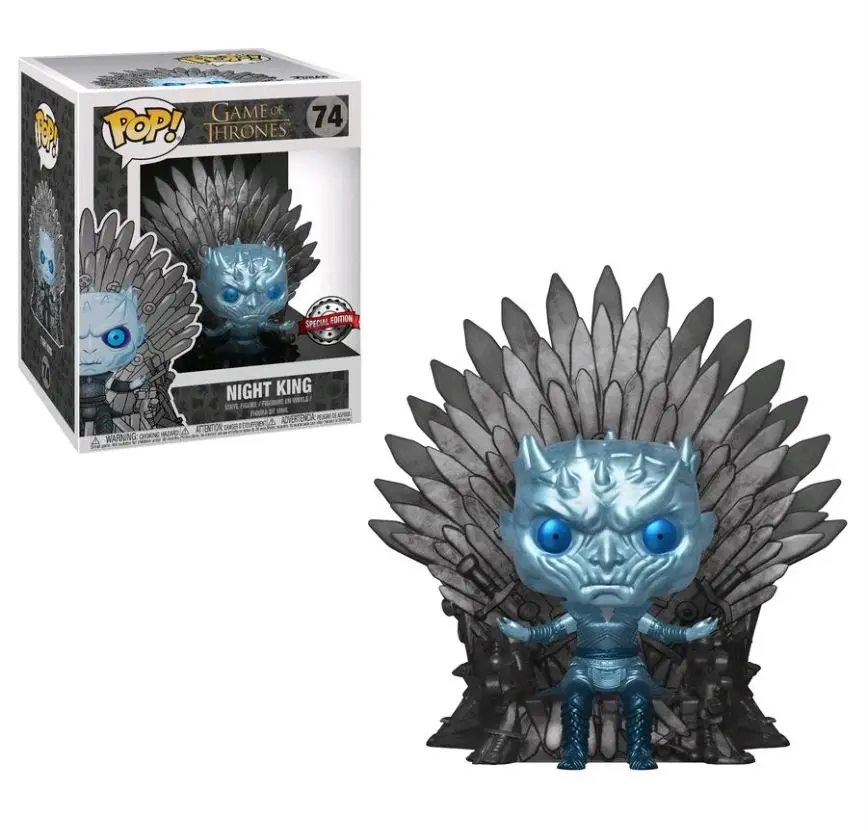 Эксклюзивный 6 ''Funko pop официальная игра престолов металлический ночной Король