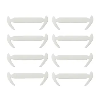 

No No Tie Shoelaces for Kids and Adults. Elastic Silicone Shoe Laces to Replace Your Shoe Strings. 12 Slip On Tieless Flat Laces