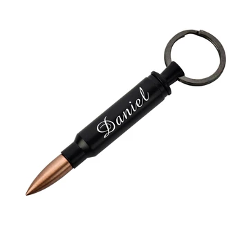 

Personalized Engraved Bullet Bottle Opener Keyrings Keychain Beer Bottle Opener Groomsmen Gift Wedding Party Gift Favors