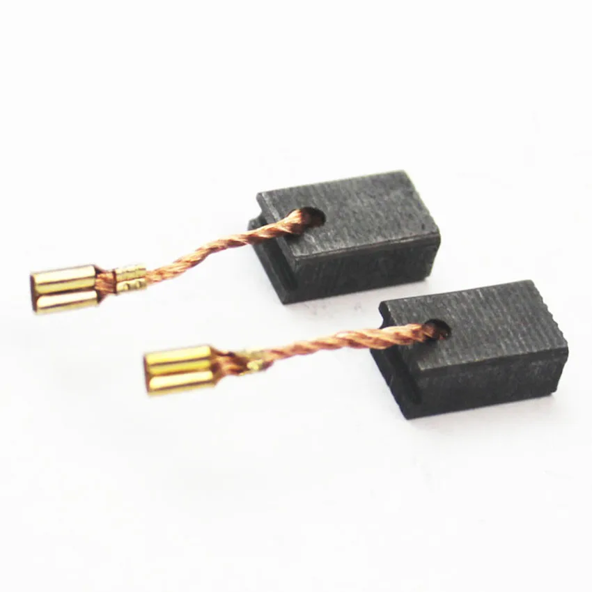 Best 2pcs lot 6mm x 9mm x 15mm Angle Grinder Carbon Brush Angle Grinder Replacement Spare Parts Carbon Brush