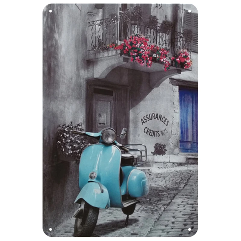Vespa табличка металлическая винтажная жестяная вывеска Pin Up потертый шик декор винтажные металлические знаки украшение бара металлический плакат для паба металлическая пластина