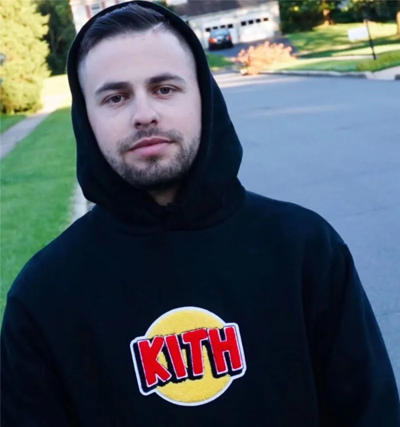 KITH Толстовка Осень Зима Высокое качество тренд свитшоты осень зима КИТ пуловер