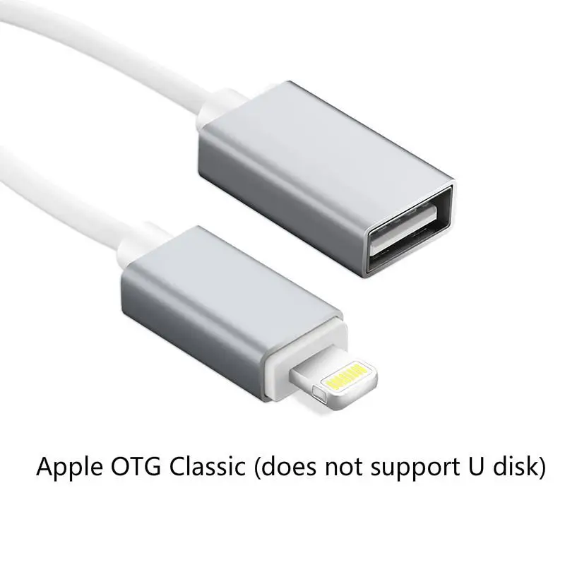 Otg AdapterMobile телефон U диск Slr Камера адаптер пианино клавиатурный инструмент звуковая карта миди соединительный кабель с разъемом USB - Цвет: Белый
