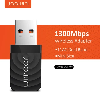 

1300Mbps USB3.0 Wifi Network Card 802.11 AC Dual Band Wifi Adapter 2.4G/5.8G Wireless AC Adapter for Win XP/Vista/7/8/10 Mac