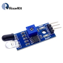 10 PÇS/LOTE IR Infrared Obstacle Avoidance Módulo Sensor para Arduino Smart Car Robot 3-fio Reflexivo Fotoelétrico Novo