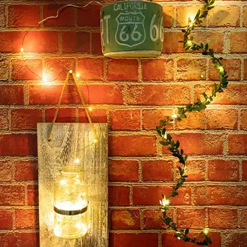 

Christmas String Lamp 50LEDs Artificial Leaf String Lamp String Lamp String Party Prop For Tree Party Christmas Party Decoration