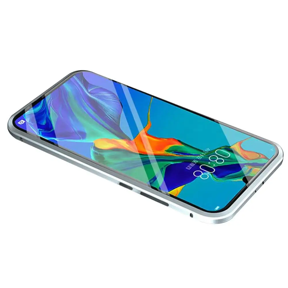Магнитный чехол для huawei P30 Lite чехол металлическое защитное покрытие из закаленного стекла для huawei P30 Pro защитный чехол Аксессуары