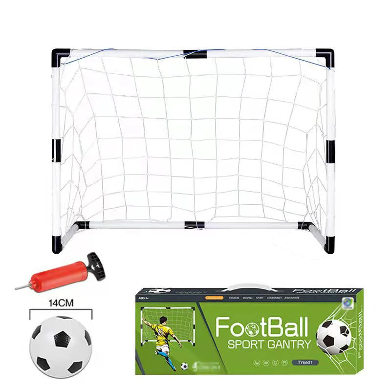 Portería fútbol, Portería plegable, con balón, hinchador, Portería fútbol  niños jardín, 90x59x59 cm, 4 piquetas, Juegos de exterior, +6 años, CB Toys