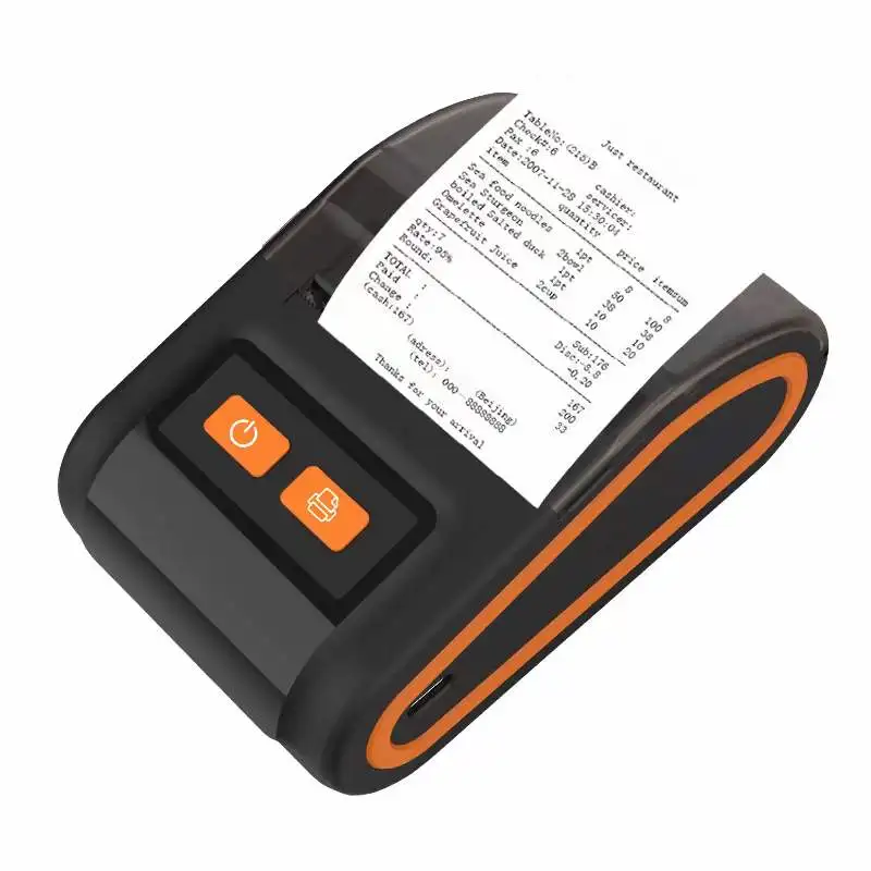 58mm Bluetooth Thermal Receipt Pos Printer for Android IOS Windows Portable 2inch Mobile with Type C | Компьютеры и офис