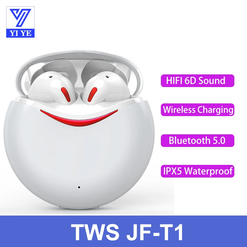 Глобальная версия для Huawei TWS JF-T1 Беспроводная зарядка Honor наушники Bluetooth 5 0 HIFI 6D