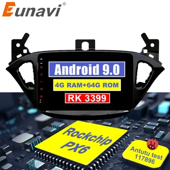 

Eunavi 2 din car radio 4G+64G android 9.0 for Opel Corsa E 2014 2015 2016 GPS Navi WIFI car stereo PX6 2.0GHz Autoradio no dvd