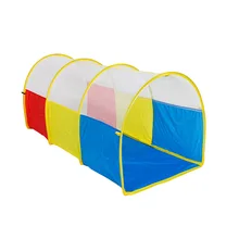 WZFQ стиль детский арочный туннель трехцветный туннель для ползания zuan tong игра для ползания обучающая Раннее детство