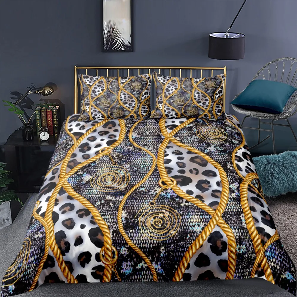 2021 New Arrival Luxury Bedding Set Quilt Covers Duvet Cover King Size Queen Sizes Comforter Sets 2/3Pcs Microfiber Fabric
