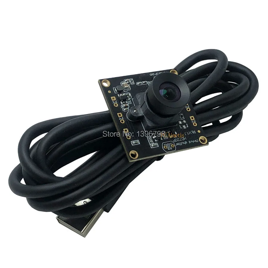 32*32 мм HD 120FPS MJPEG USB модуль камеры без искажений монохромная глобальная затвор